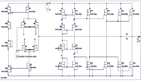 Fig 3: Frequency response of buffer amplifier 