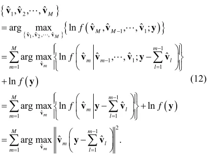 Figure 5. Interference elimination and frequency offset estimation in interleaved subcarrier allocation scheme by using SSP method