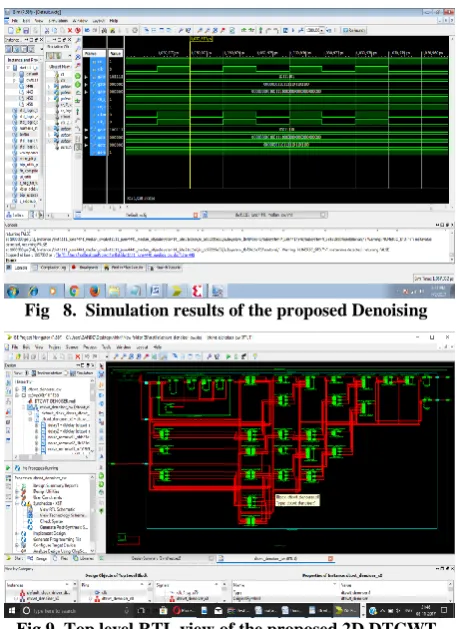 Fig   8.  Simulation results of the proposed Denoising 