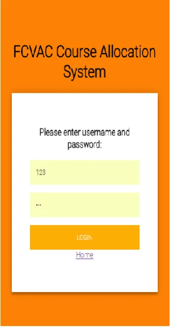 Figure 2 shows the home page for this project, is to shown the title of the system and also provide links to the other pages to be viewed