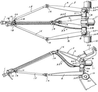 Figure 1. Pollard’s spatial industrial robot [1]. 