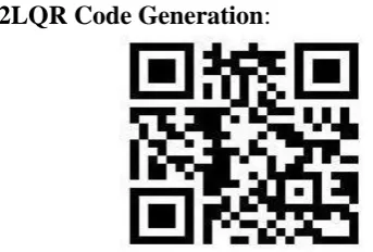 Fig.3 Standard QR code with public message Mpub  