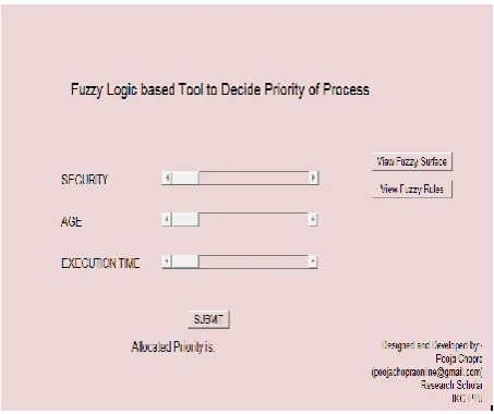 Fig 2.Graphical User Interface for the proposed system 