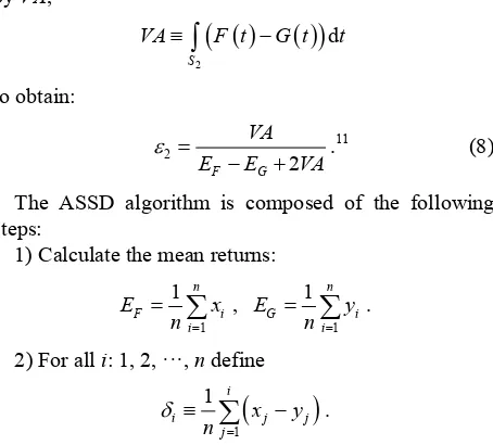 Figure 2(b)). o if δi < 0 and δi–1 ≥ 0 (i.e., this is an area of violation, following a block of no violation): VA = VA +  