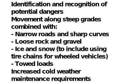 Figure 2-13. Driver Training