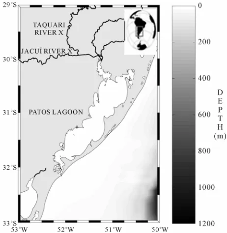 Figure 1presents the position where the observed time series were 