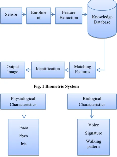 Fig. 1 Biometric System 