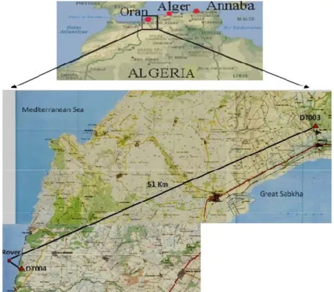 Fig. 12. Test data for the comparison between long (DT003 to boat) andshort (DT004 to boat) baseline solutions.