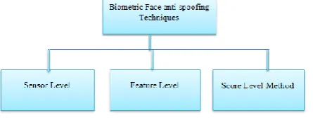 Fig 1. Biometric Face Anti-spoofing techniques\ 
