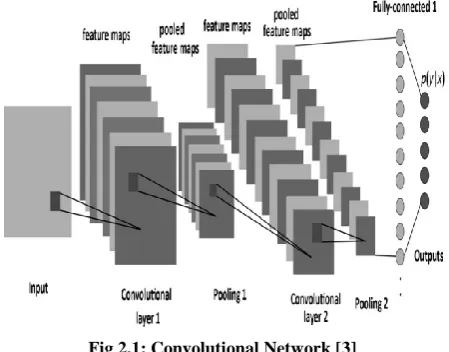 Fig 2.1: Convolutional Network [3] 