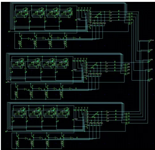 Fig -18: 8-bit Carry Select Adder with 4-bit CLA adder using dynamic CMOS 