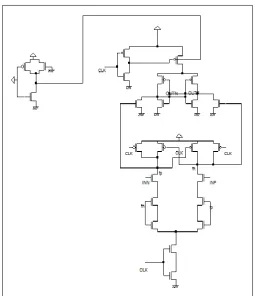 Fig -7 : Adiabatic Logic Based Double Tail Comparator 