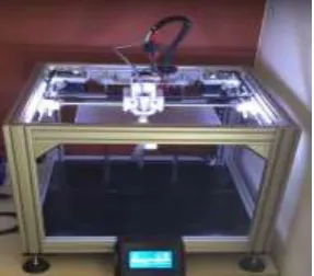 Fig. 1-: An integrated system of Laser Engraver and 3D printer 