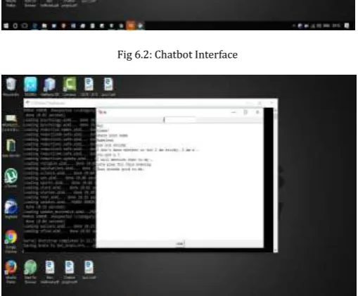 Fig 6.2: Chatbot Interface 