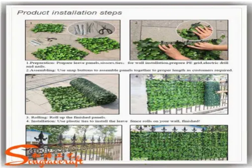 Figure 1 Installation of wallpaper 