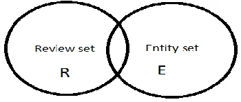 Figure 2: Review set and Entity set 