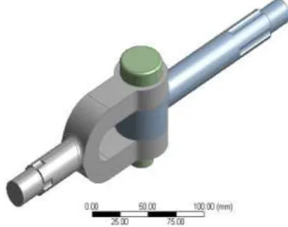 Fig -2: Model of knuckle joint 