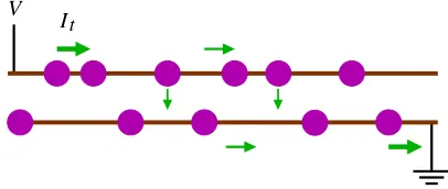 FIG. 1. Schematic diagram of tunneling experiment.