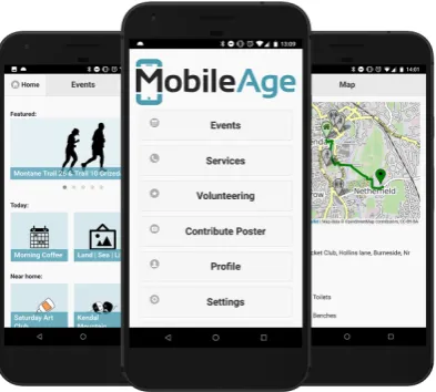 Fig. 1: User interface of Mobile Age App.