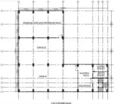 Fig -4: Irregular plan for 1 to 13 floors 