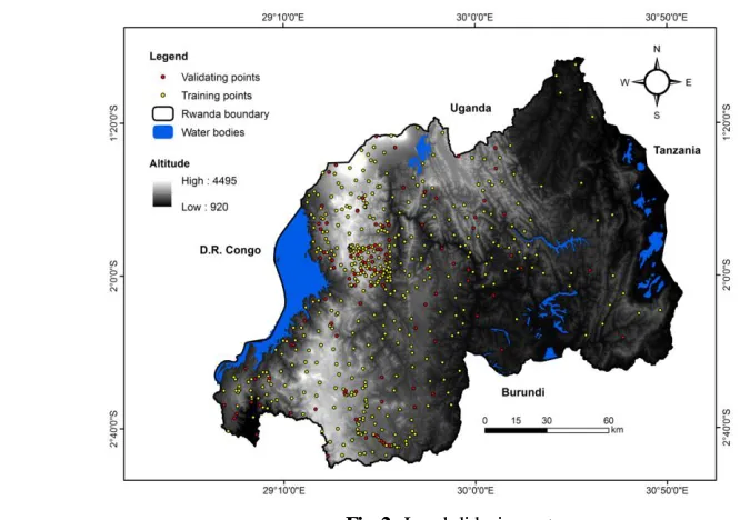 Fig.2. Landslide inventory map 