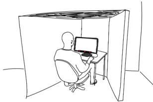 Figure 3: Sketch of the user study set up.