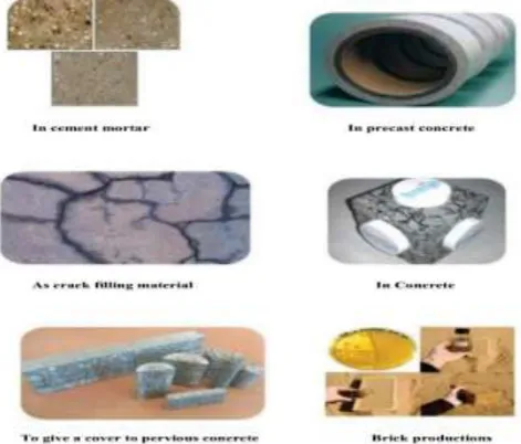 FIG 4: Application of Bacterial Concrete in Construction Area 