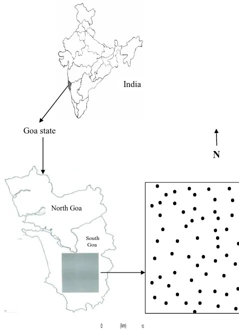 Figure 1.                                                                                                                          trict of Goa state (western India).