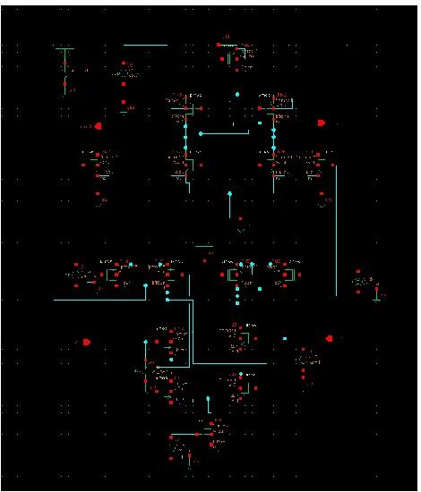 Fig. 3.  Schematic diagram of comparator in 16t configuration 