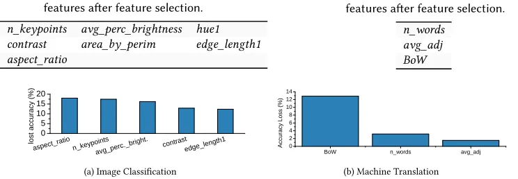 Table 5. Image Classification – The final chosenfeatures after feature selection.