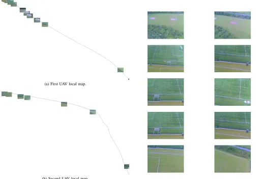 Fig. 8: Filtered landmarks identiﬁed by the second UAV.