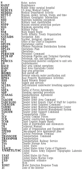 Table of Distribution and AllowancesTechnical ManualTable of Organization and Equipment