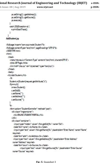 Fig -5: Snapshot 3 