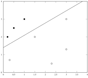 Figure 2.1: Example of a binary classifier