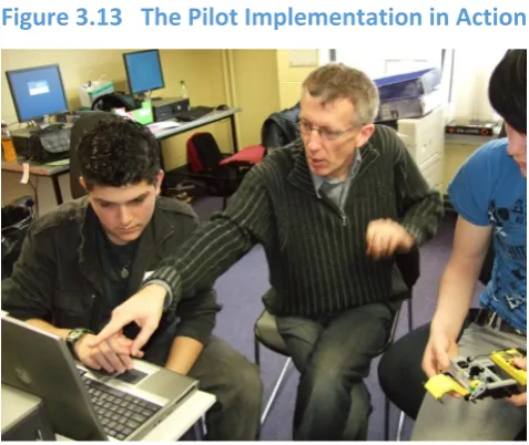 Figure   3.13         The   Pilot   Implementation   in   Action   