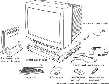 Figure 2-1 shows both Explora 400/450 bases and all its components, including options