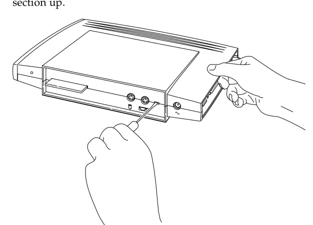 Figure 5-2  Pressing the Tabs