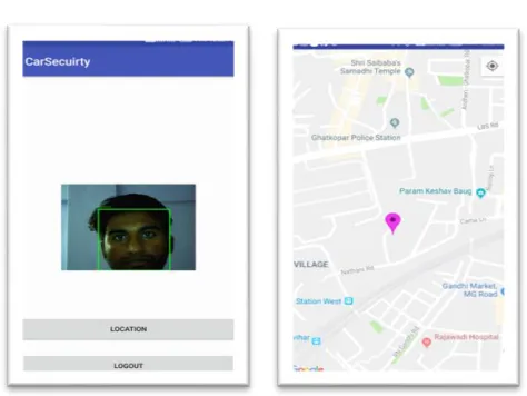 Figure. 10 Image of unauthenticated person with its location 