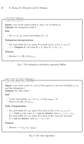 Fig. 7: The delegation calculation algorithm DelCal