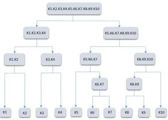 Figure 3: The Agglomerative Hierarchical Clustering Technique. 