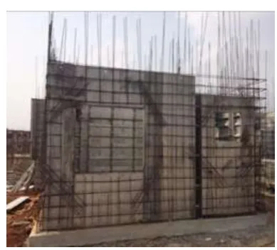 Fig. (a) Without shear wall 