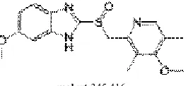 Figure 1. Structure of Omeprazole. 
