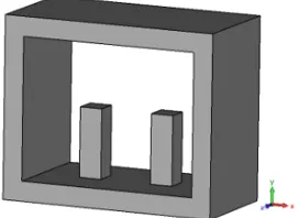 Fig. 2 Double corrugated waveguide unit period 
