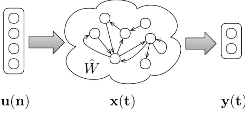 Figure 3.5: The general architecture of an Tree Echo State Network.