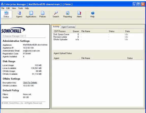 Figure 8 Enterprise Manager