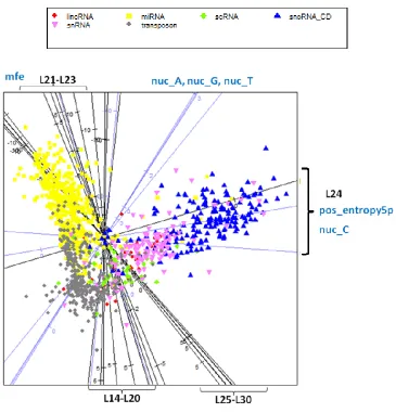 Figure 3.15 - Multidimensional-scaling projection of the features in the skin data 