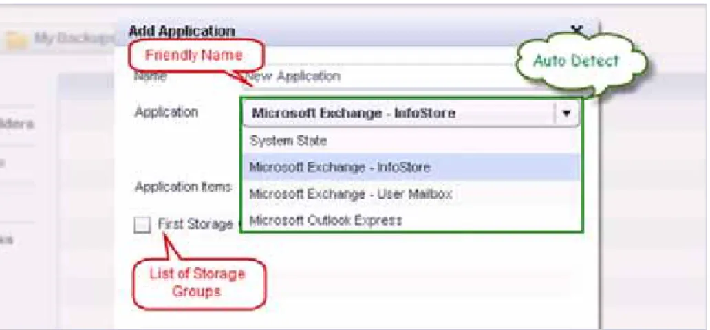 Figure 10 Adding an Application 