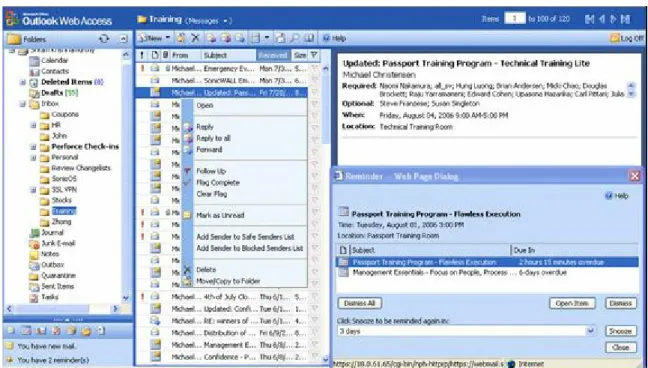 Figure 3 Microsoft OWA Premium