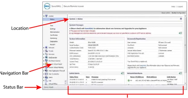 Figure 5 System > Status Page