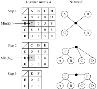 Fig. 1 Pseudo-code of the Neighbor-Joining algorithm 